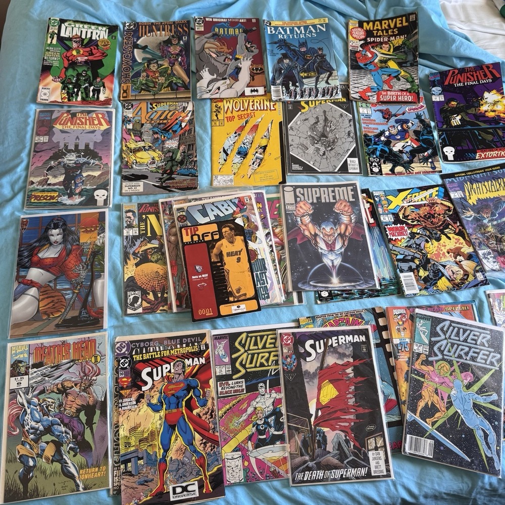Comics Books Lot Of 60+ Marvel DC & Others